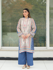 Tng By Md Stitched 3 Piece-Asbaab | 3 Piece | Printed
