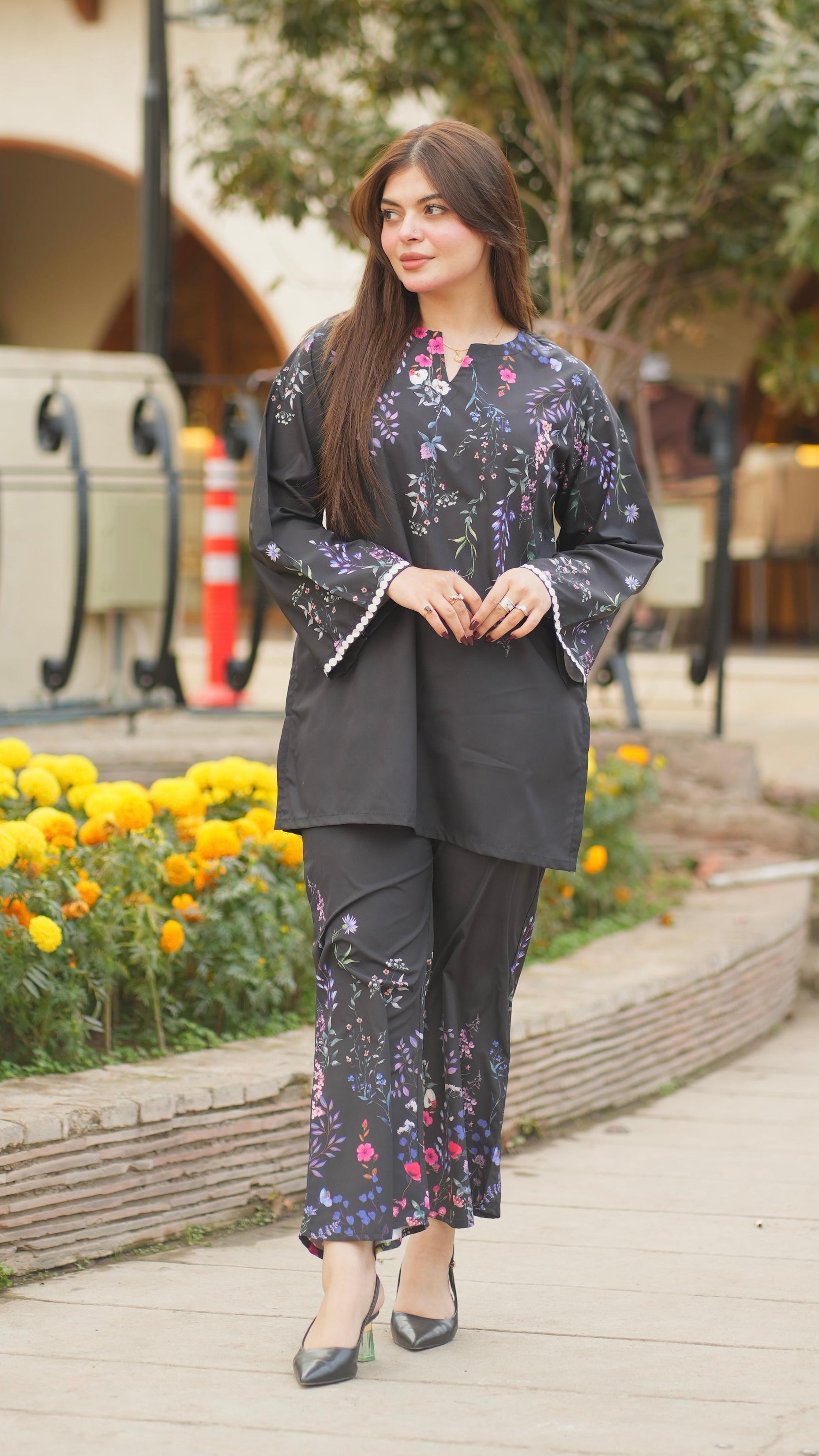 Dhaga Stitched 2 Piece Crepe Collection'2025-Jugnu