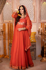 Kalidaar Frocks By Asma & Sidra Stitched Formals Suit-RANG-E-HINA
