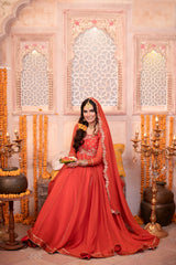 Kalidaar Frocks By Asma & Sidra Stitched Formals Suit-RANG-E-HINA