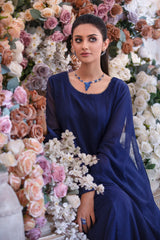 Kalidaar Frocks By Asma & Sidra Stitched Formals Suit-Naaz (Plain Chiffon Frock)