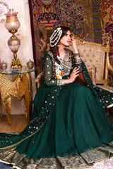Kalidaar Frocks By Asma & Sidra Stitched Formals Suit-Naz-Neen