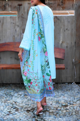 Chameli Studio Cool Breeze 3 Piece Unstitched Embroidered Cotton Lawn