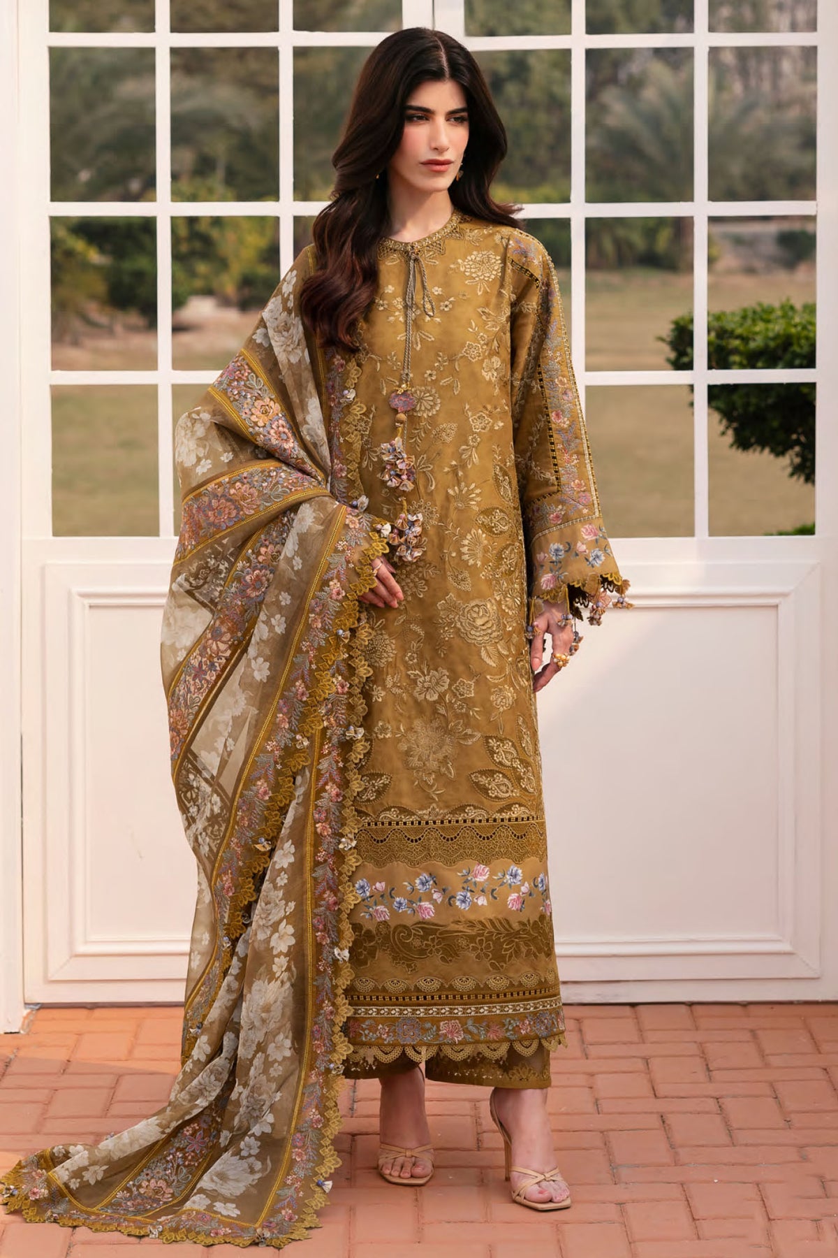 Baroque Unstitched 3 Piece Eid Lawn Collection'2025-BEL-03