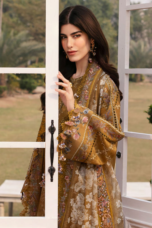 Baroque Unstitched 3 Piece Eid Lawn Collection'2025-BEL-03