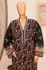 Bin Saeed Stitched 3 Piece Emb Fancy Festive Ramadan Collection'2024-BIL-429-Black