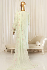 Bin Saeed Stitched 3 Piece Emb Chiffon Collection'2025-BILL-1787-Pista