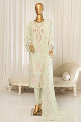 Bin Saeed Stitched 3 Piece Emb Chiffon Collection'2025-BILL-1787-Pista