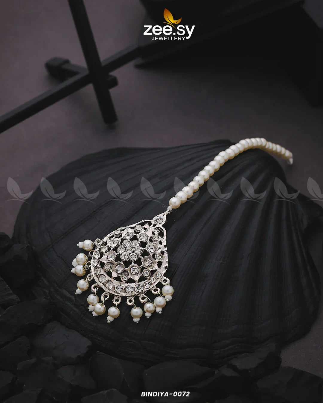 Bindiya-0072 Silver - Zeesy Jewellery