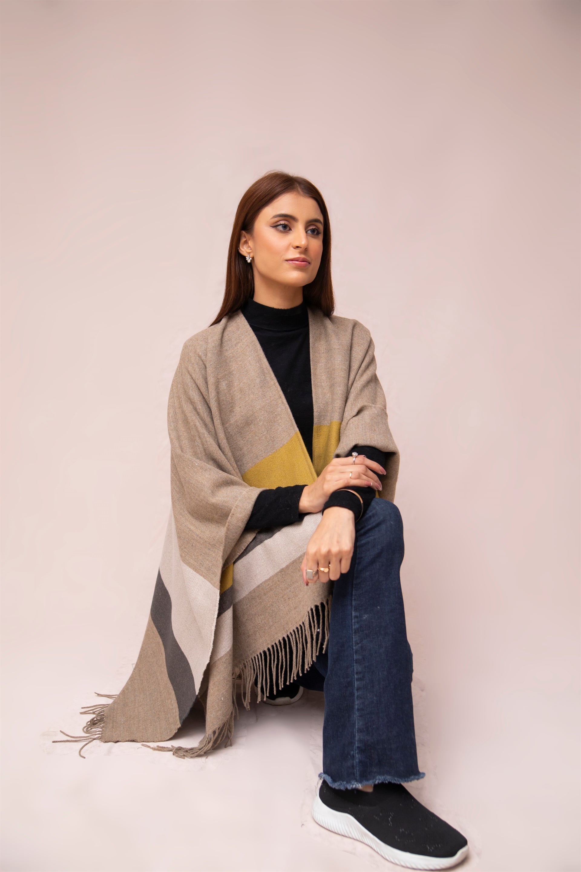 Shazam By Manahils Premium Cape Shawl Winters Collection'2025-33