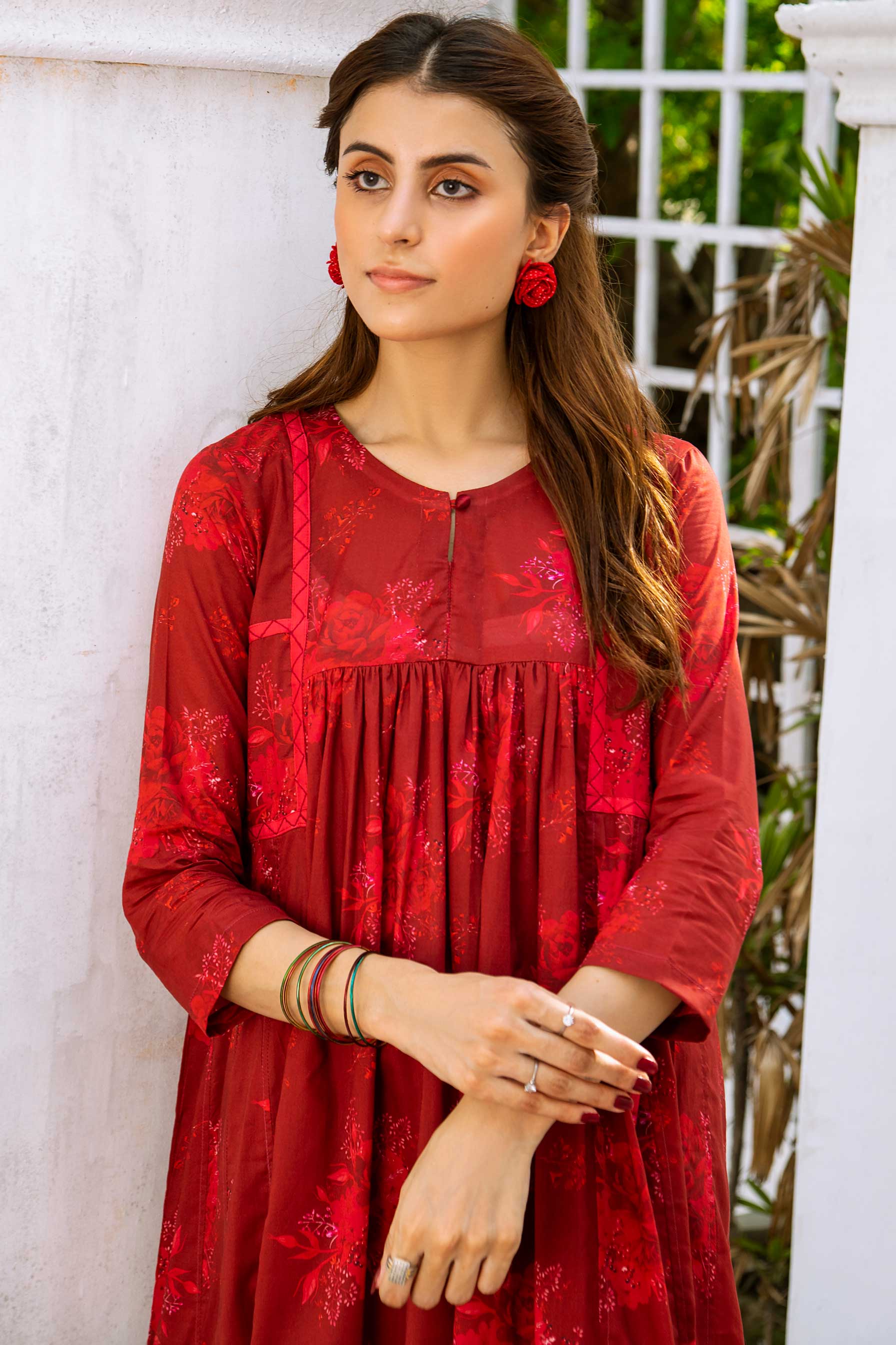 Aayra Stitched Summer Collection'2025-AY362 - Berry Bail Frock