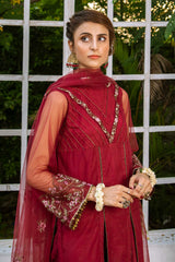 Aayra Stitched Formals Collection'2025-AY314 - Marina Gardenia 3Pc