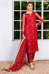 Aayra Stitched Formals Collection'2025-AY349 - Fire Opal 3pc