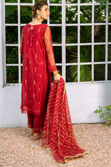Aayra Stitched Formals Collection'2025-AY349 - Fire Opal 3pc