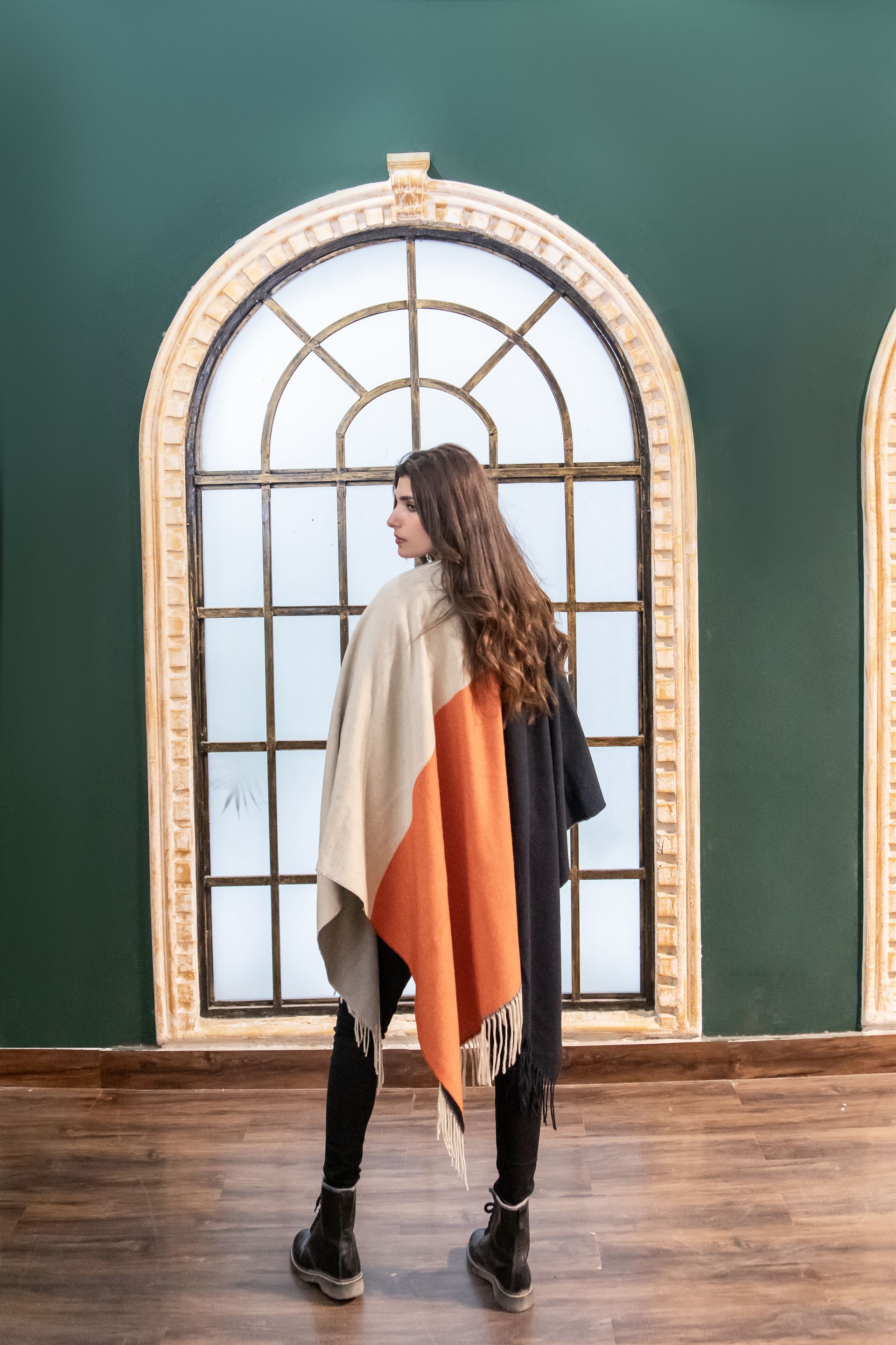 Shazam By Manahils Premium Cape Shawl Winters Collection'2025-46
