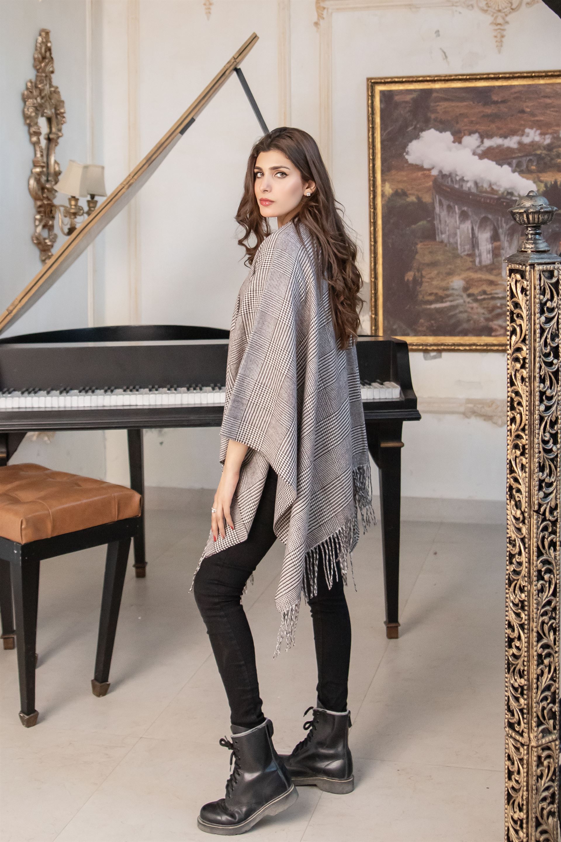 Shazam By Manahils Premium Cape Shawl Winters Collection'2025-53