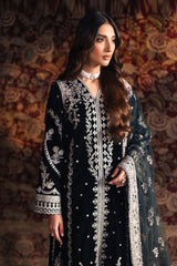 Qalamkar Unstitched 3 Piece Velvet Edit Collection'2024-BK-03-Samira