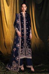 Qalamkar Unstitched 3 Piece Velvet Edit Collection'2024-BK-05-Dalia