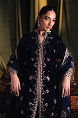 Qalamkar Unstitched 3 Piece Velvet Edit Collection'2024-BK-05-Dalia