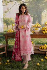Bloom By Nureh Unstitched 3 Piece Emb and Printed Doriya Lawn Suit-BL-13