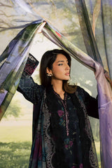 Bloom By Nureh Unstitched 3 Piece Emb and Printed Doriya Lawn Suit-BL-18