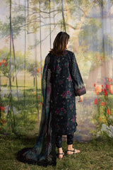Bloom By Nureh Unstitched 3 Piece Emb and Printed Doriya Lawn Suit-BL-18