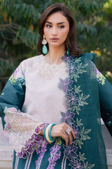 Ivy Bloom By Parishay Unstitched 3 Piece Printkari Lawn Vol-02 Collection'2025-BLOOM-01