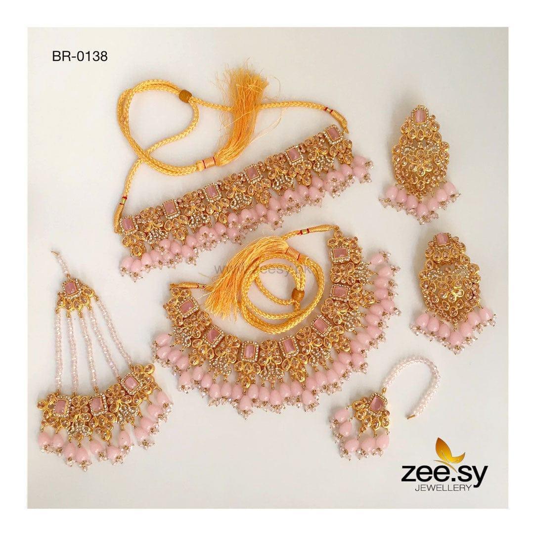 Iris Bridal-0138 Full Pink - Zeesy Jewellery