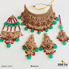 BRIDAL-0253 Rubi Green - Zeesy Jewellery
