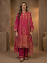 Abeera Exclusive Stitched 3 Piece Summer Jacquard Suit-J-01