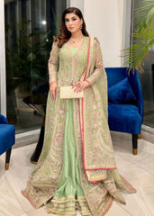 Sardinia Unstitched 3 Piece Bridal Collection-Bahar Bano - Aiman Shahbaz