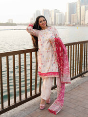 TNG Stitched 3 Piece Lawn Collection'2024-Noor