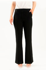 Morganite By Stitch Vibes Stitched Pants Collection'2024-Bell Bottom Pants Black