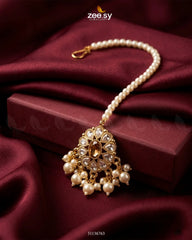 Zeesy-Bella Glow Faux Pearl Bindiya