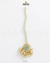 Zeesy-Bella Glow Faux Pearl Bindiya