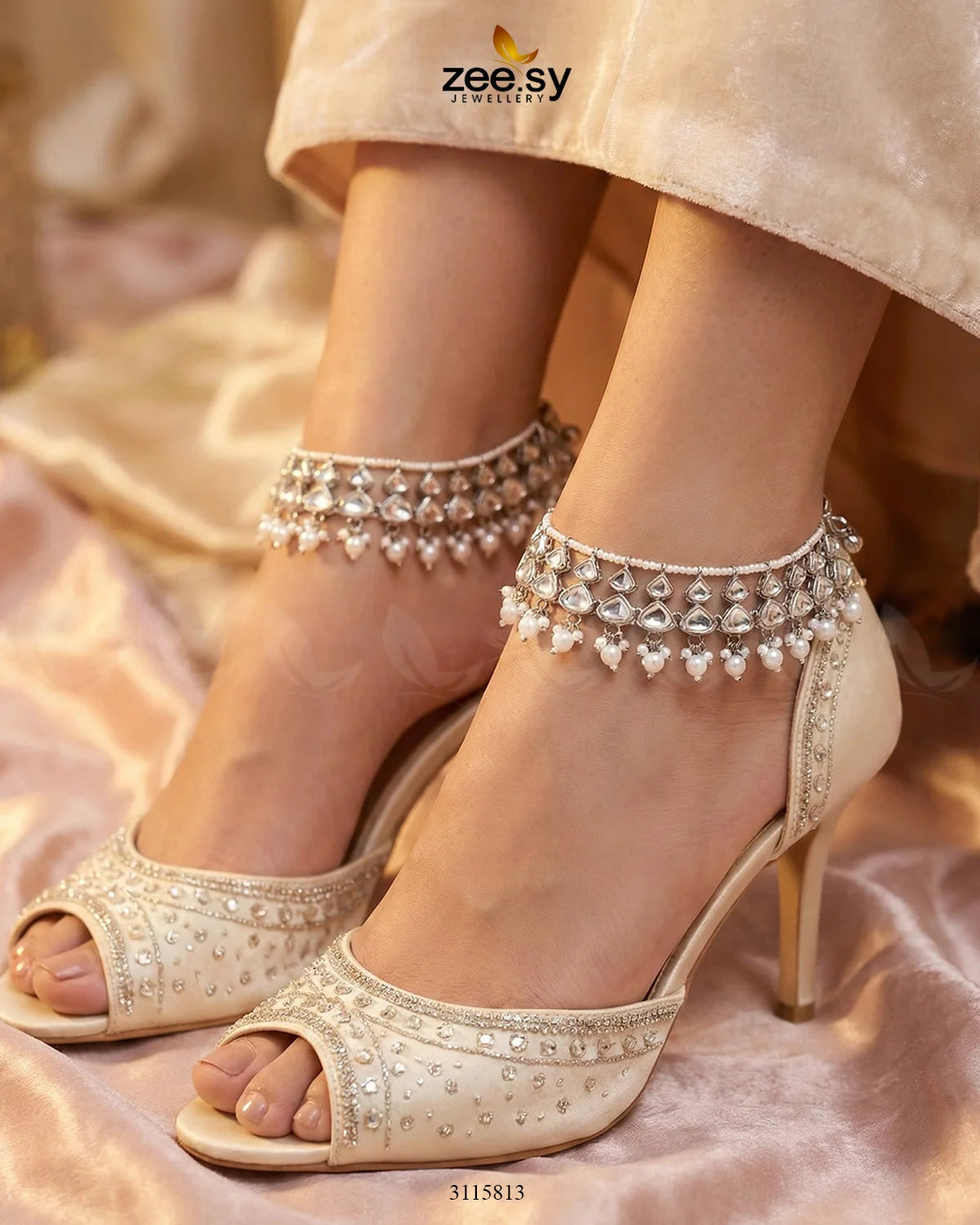 Benitoite Anklets - Zeesy Jewellery