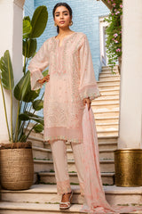 Bin Saeed Stitched 3 Piece Luxury Collection'2025-RTCS-2308-Pink