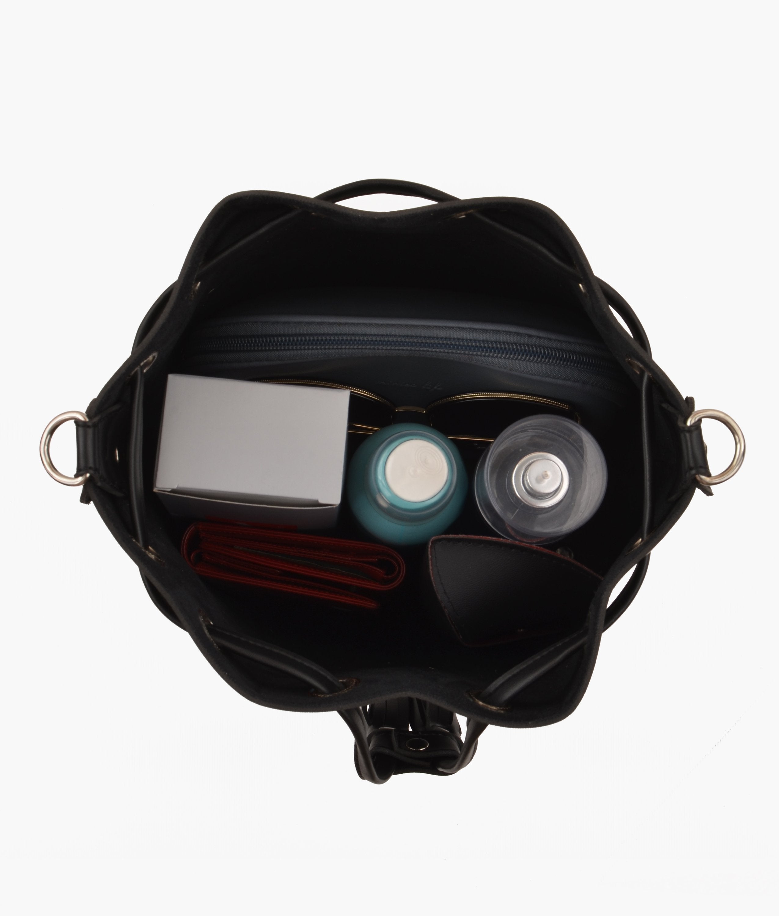 RTW Creation - Black bucket bag
