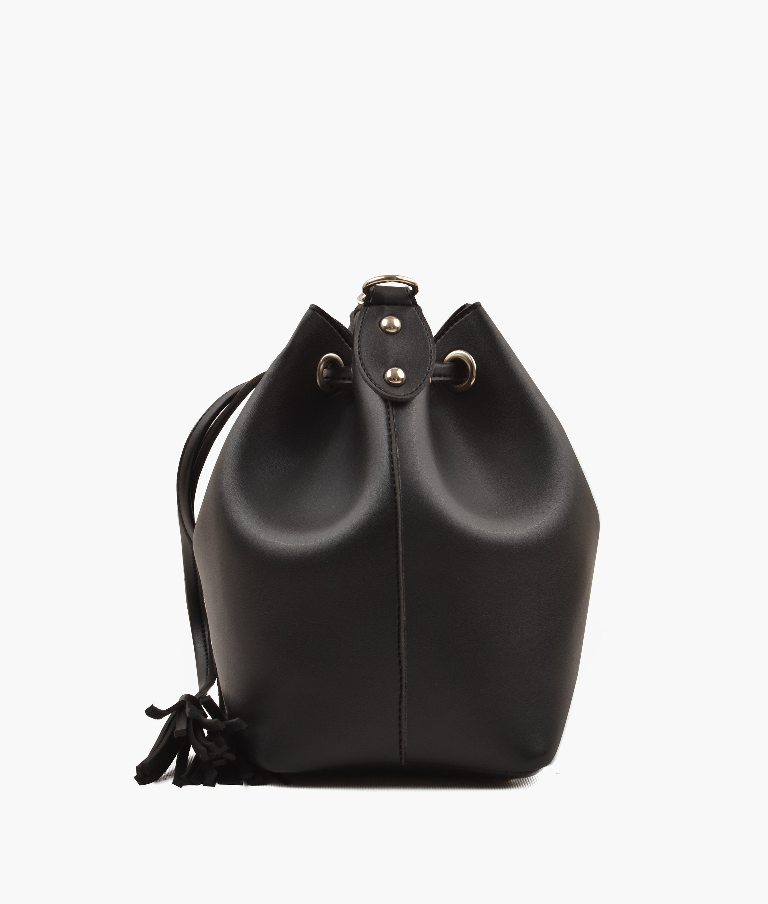 RTW Creation - Black bucket bag
