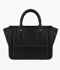 RTW Creation - Black front pocket handbag