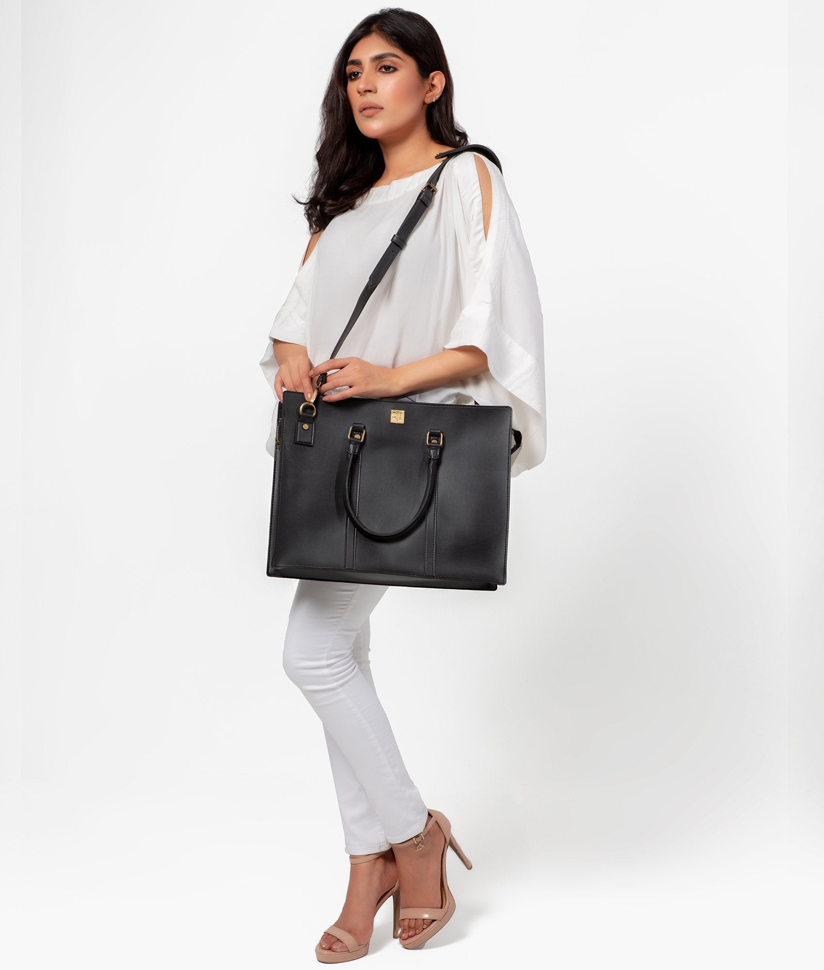 RTW Creation - Black laptop bag