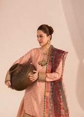Zaaviay Stitched 3 Piece Luxury Formals Collection'2025-Blush Glow