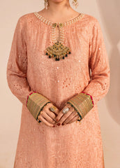 Zaaviay Stitched 3 Piece Luxury Formals Collection'2025-Blush Glow