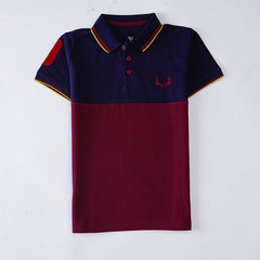 Kjunction Boys Half Sleeves Polo T-Shirt (Markhor)