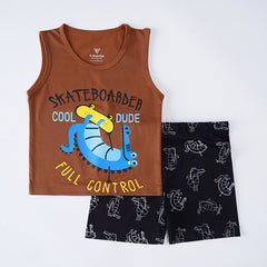 Kjunction Boys Sando Suit (Skate Boarder)