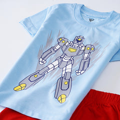 Kjunction Boys Half Sleeves 2 Piece Suit (Transformers)