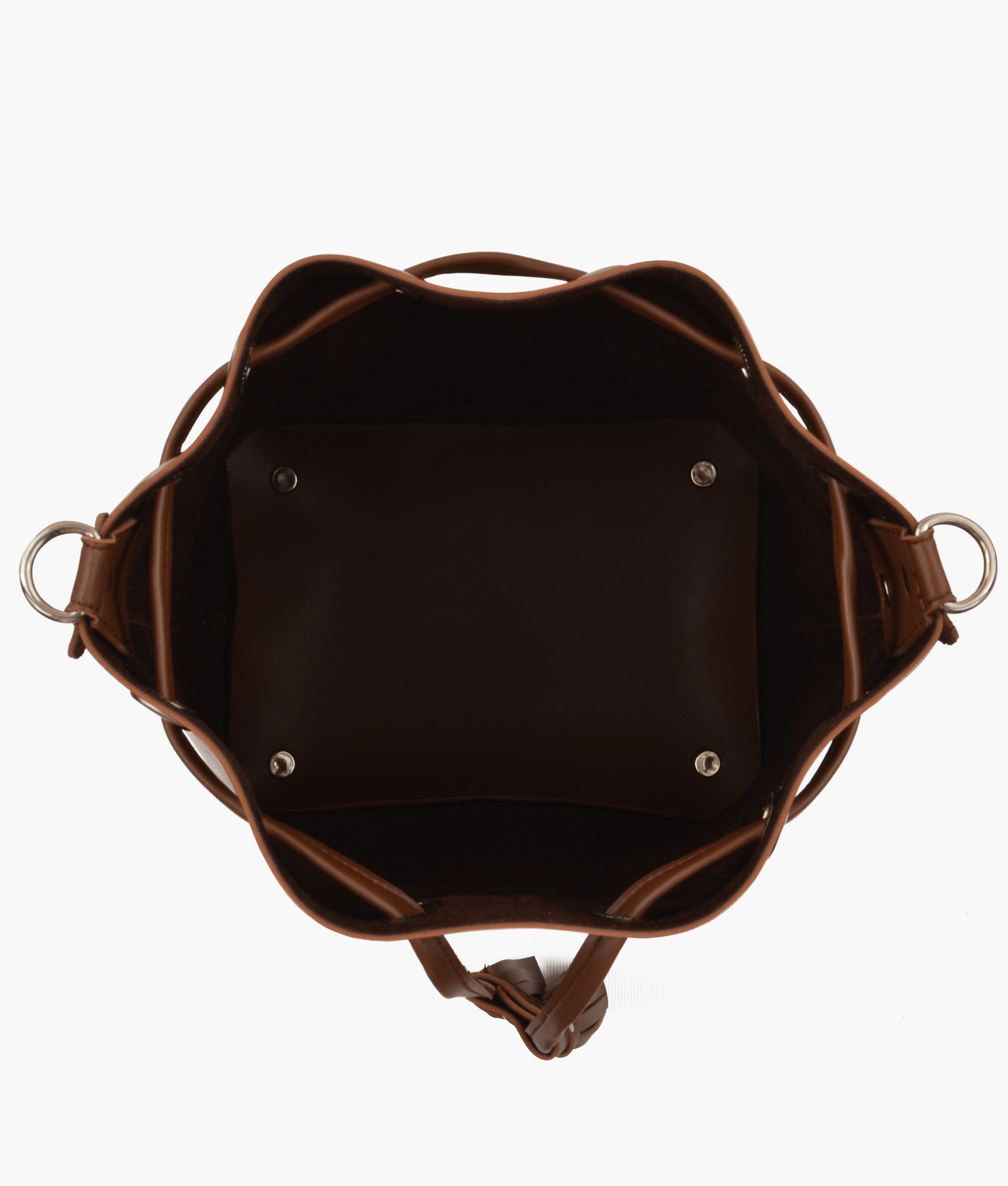 RTW Creation - Horse brown bucket bag
