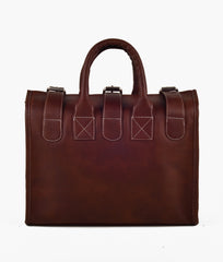 RTW Creation - Chocolate satchel bag