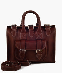 RTW Creation - Chocolate satchel bag