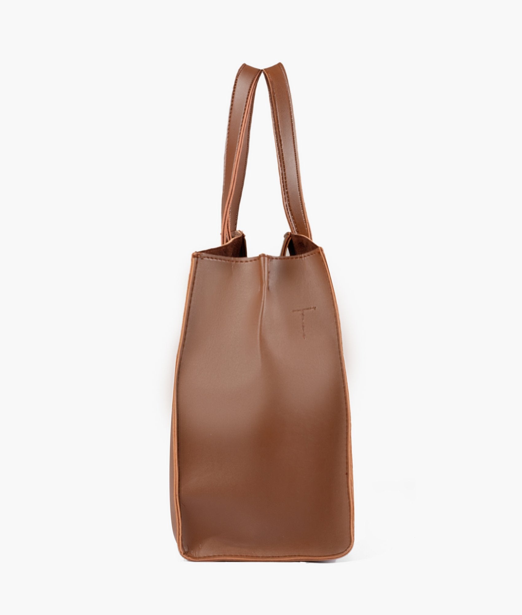 RTW Creation - Brown multi compartment satchel bag